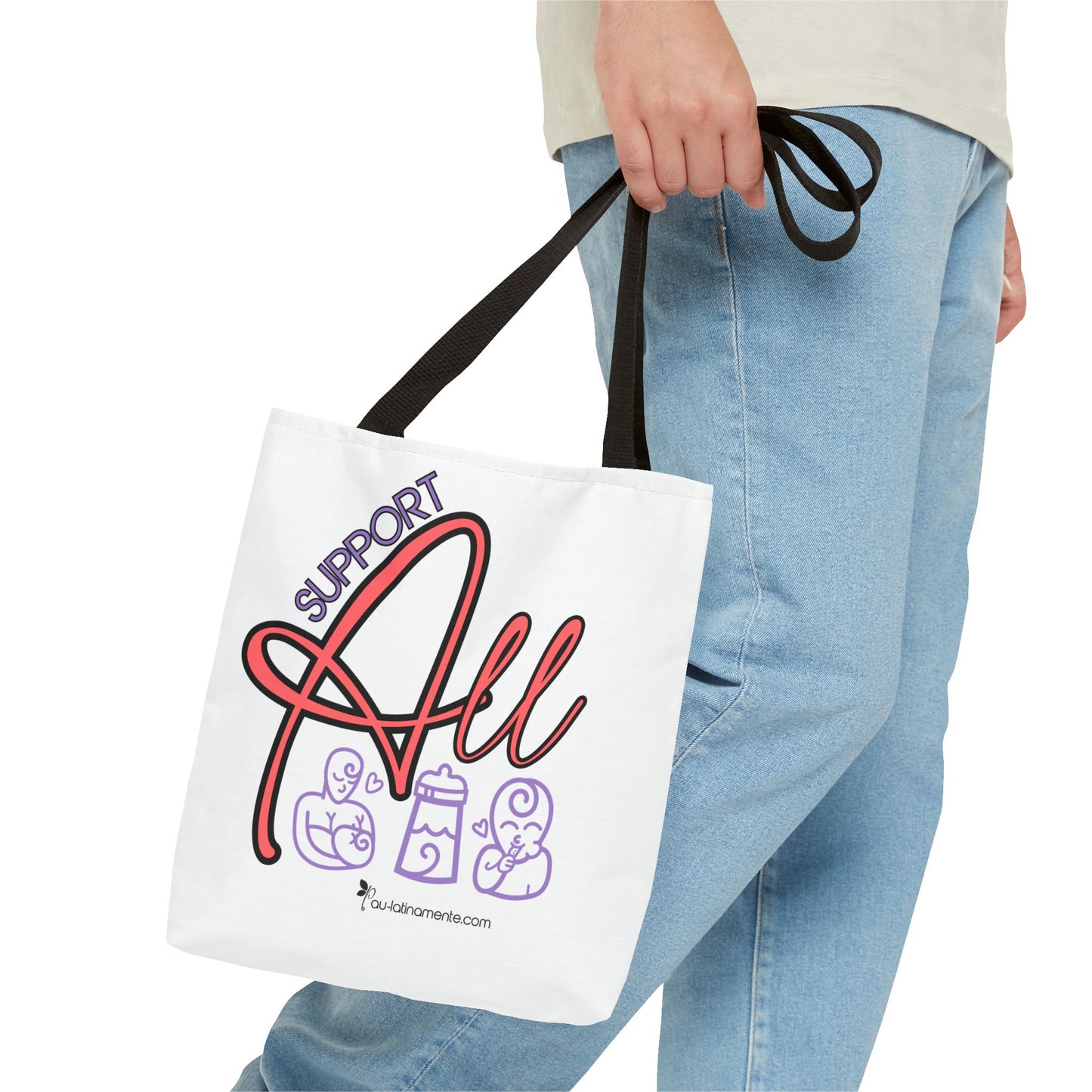 Support All Feeding Tote Bag (AOP)