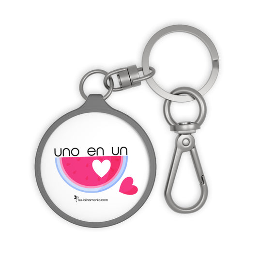 Uno en un melón - Keyring Tag