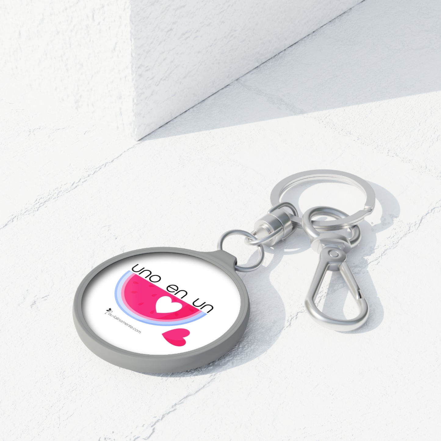 Uno en un melón - Keyring Tag