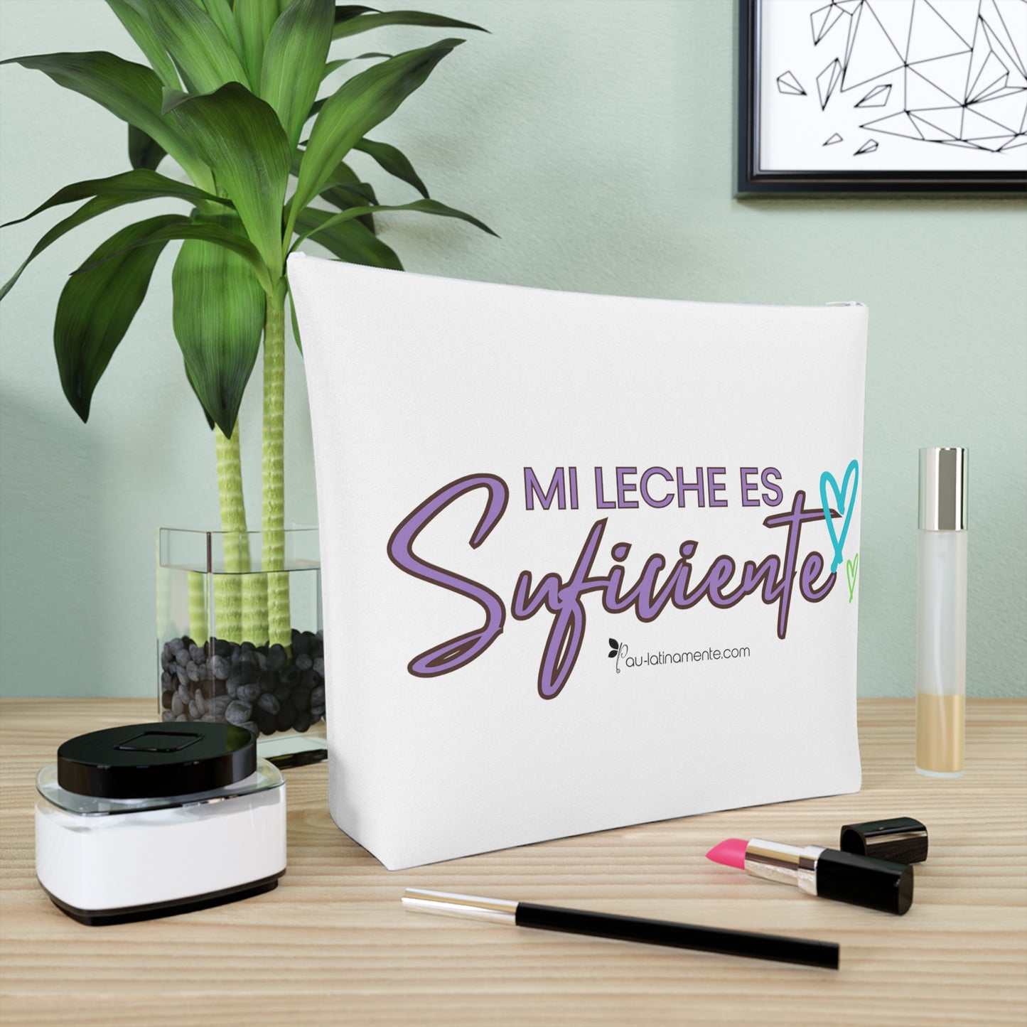 Mi leche es suficiente - Cotton Cosmetic Bag