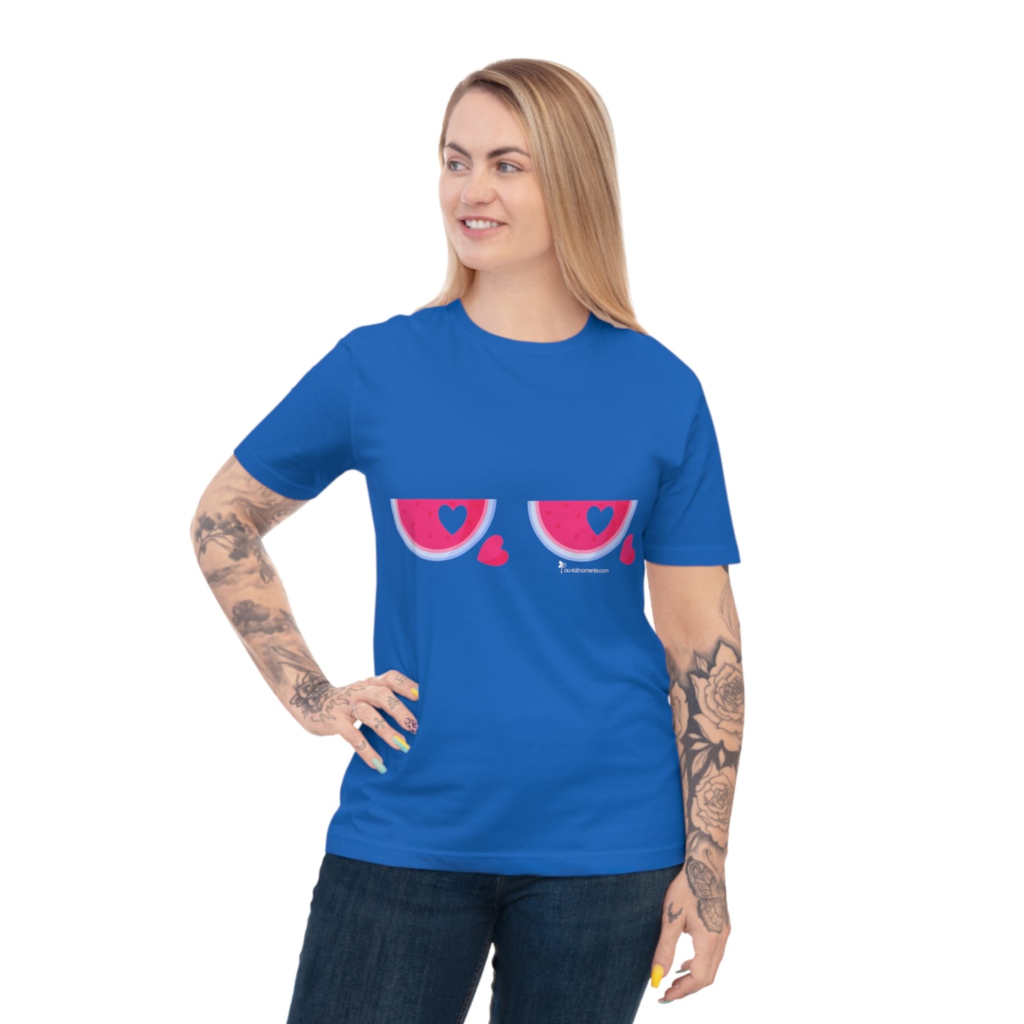 En dos melones Black/Blue - Unisex Classic Jersey T-shirt