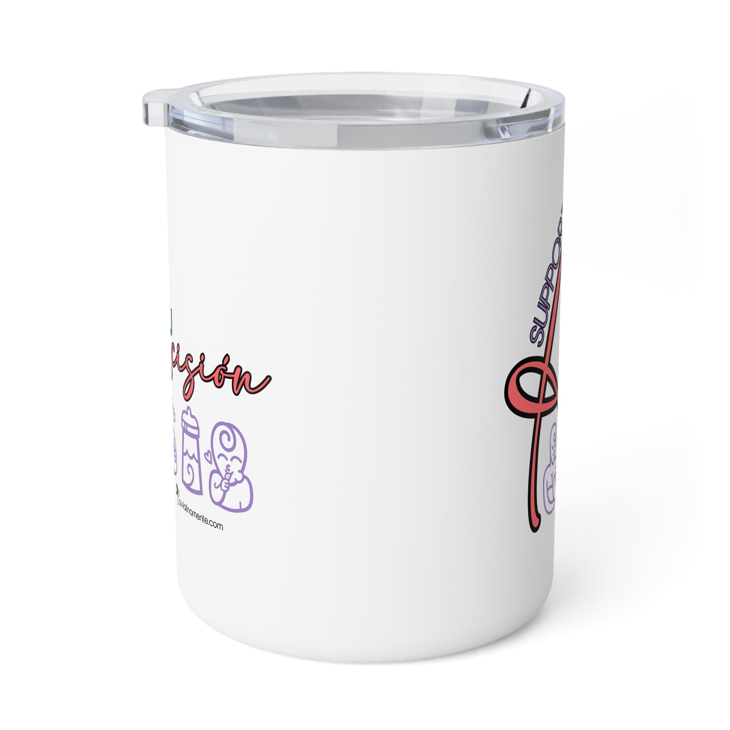 Apoyo tu Decisión / Support All Insulated 10oz Coffee Mug
