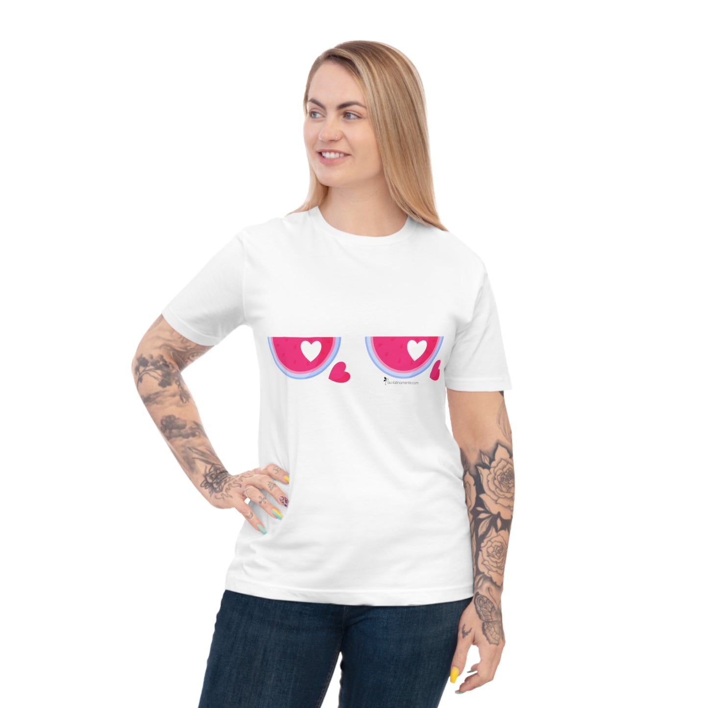 En dos melones White/Ecru - Unisex Classic Jersey T-shirt