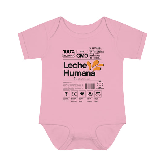 Etiqueta Leche Humana - Infant Baby Rib Bodysuit