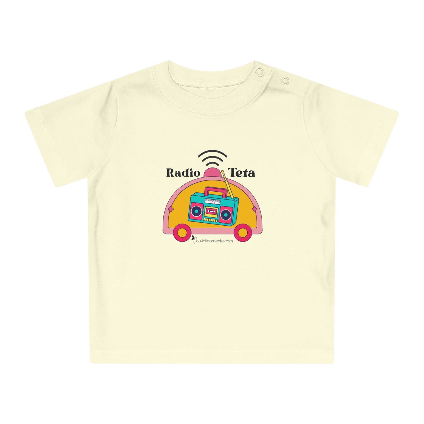 Radio Teta (black letters) - Baby T-Shirt