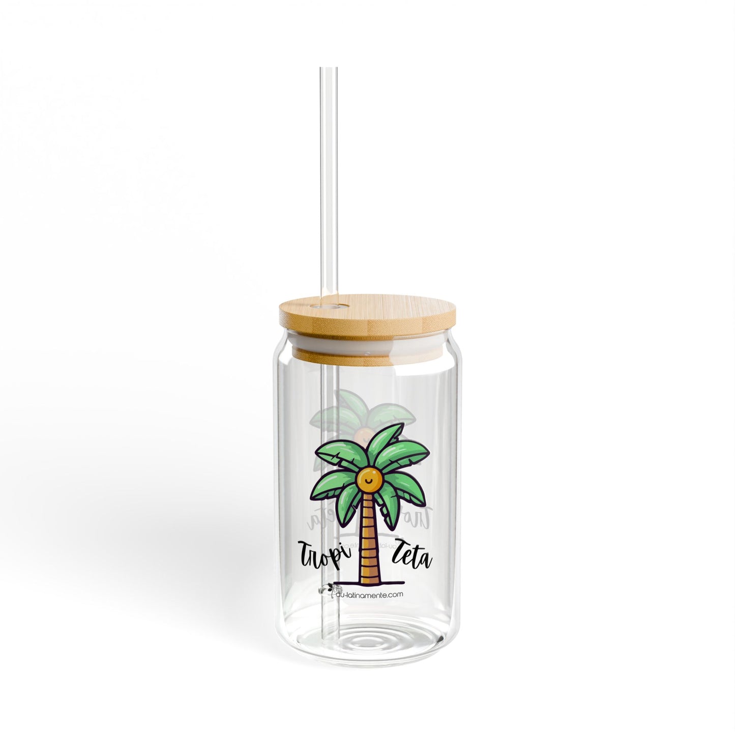 Tropi Teta - Sipper Glass, 16oz