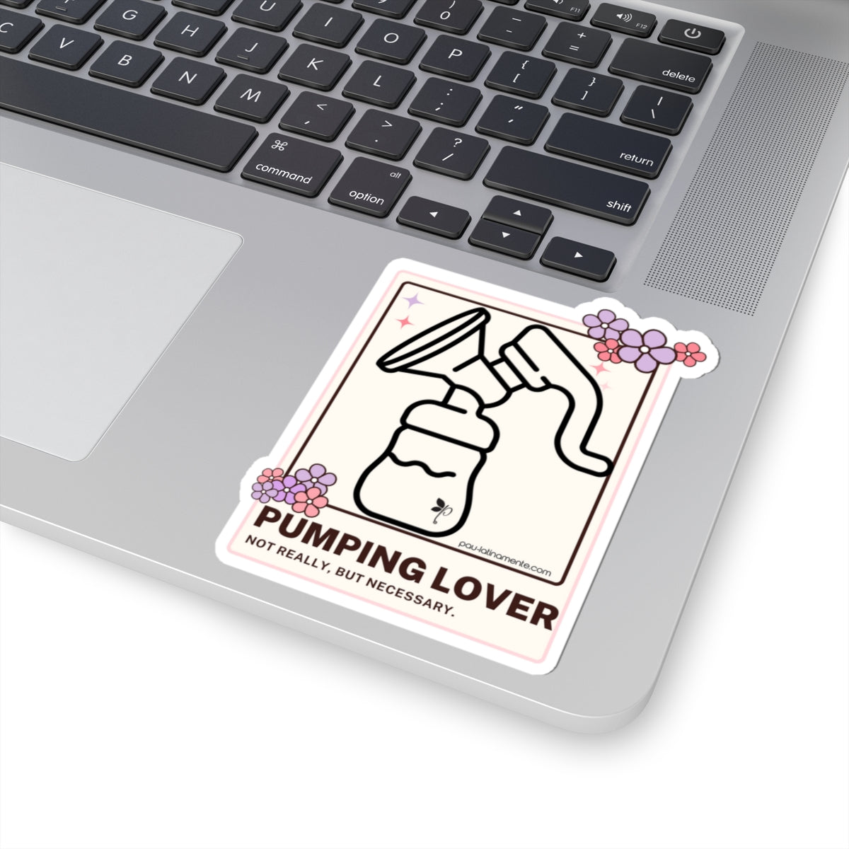 Pumping Lover - Kiss-Cut Stickers Transparent/White